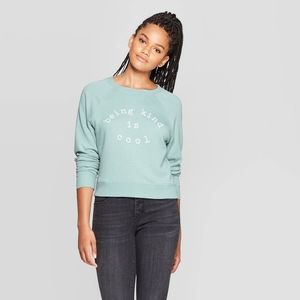 NWT Grayson Threads Being Kind Is Cool Sweatshirt